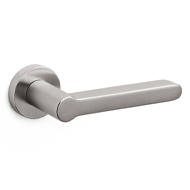 LOGO Door Handle With Yale Key Hole - B